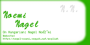 noemi nagel business card